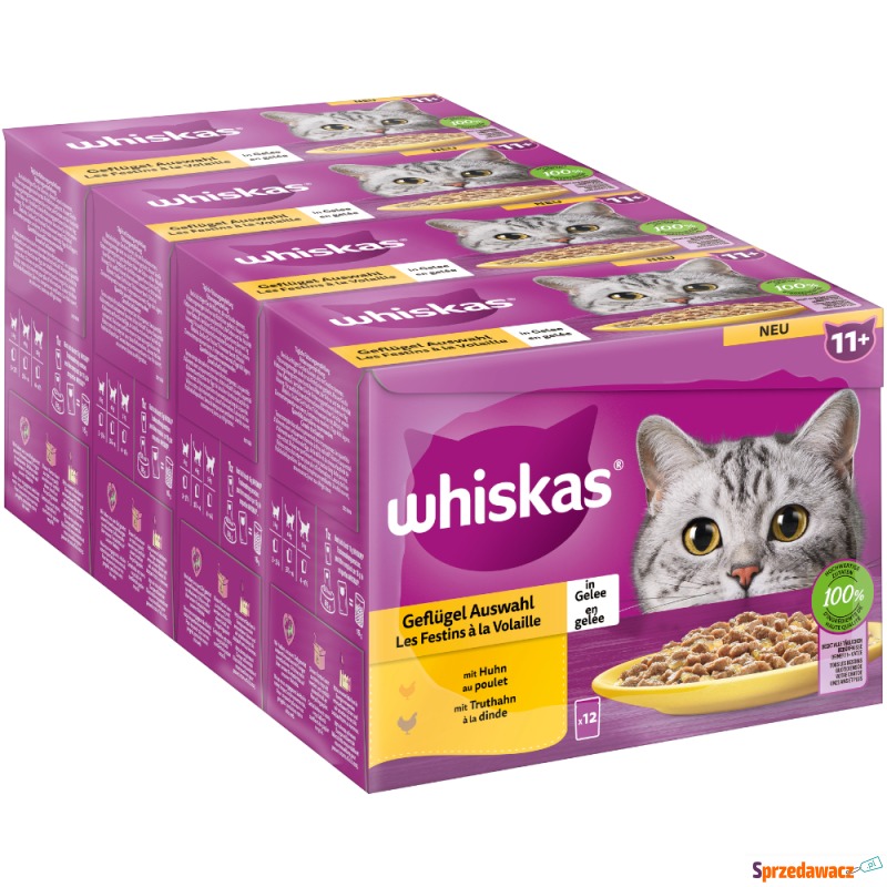 Megapakiet Whiskas Senior, saszetki, 48 x 85 g... - Karmy dla kotów - Inowrocław