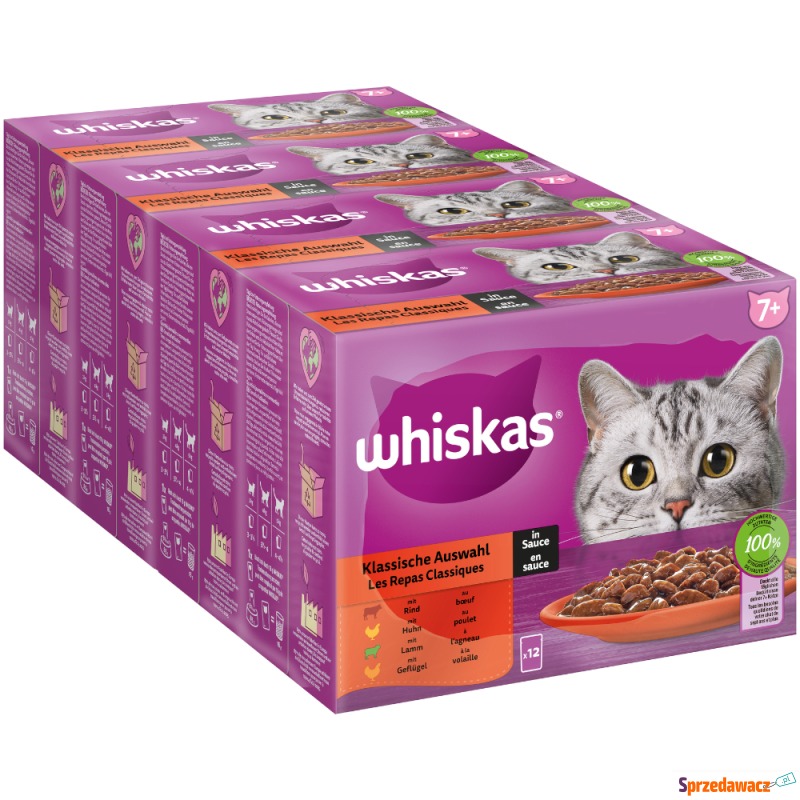 Megapakiet Whiskas Senior, saszetki, 48 x 85 g... - Karmy dla kotów - Nowy Sącz