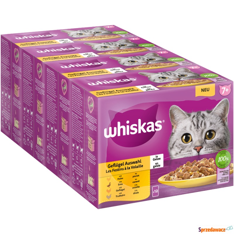 Megapakiet Whiskas Senior, saszetki, 48 x 85 g... - Karmy dla kotów - Rypin