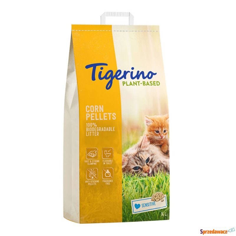 Tigerino Plant-Based, żwirek na bazie kukurydzy-... - Żwirki do kuwety - Częstochowa