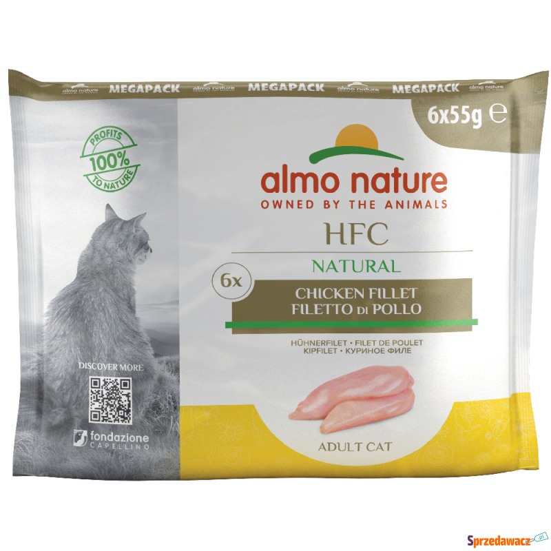 Megapakiet Almo Nature HFC, 24 x 55 g - Filet... - Karmy dla kotów - Gdynia