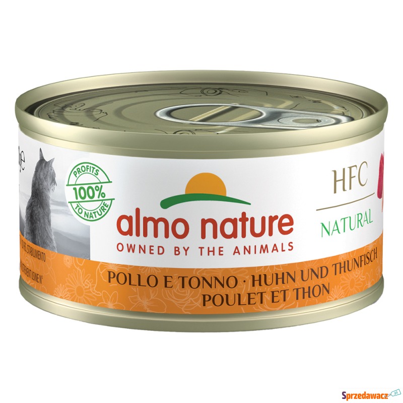 Megapakiet Almo Nature HFC Natural, 24 x 70 g... - Karmy dla kotów - Gdynia