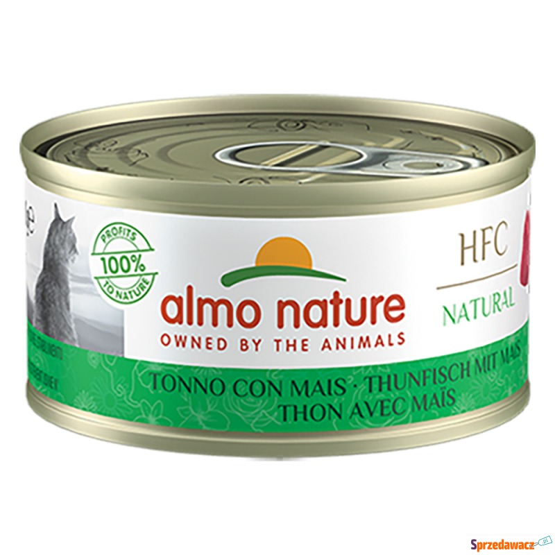 Megapakiet Almo Nature HFC Natural, 24 x 70 g... - Karmy dla kotów - Łapy