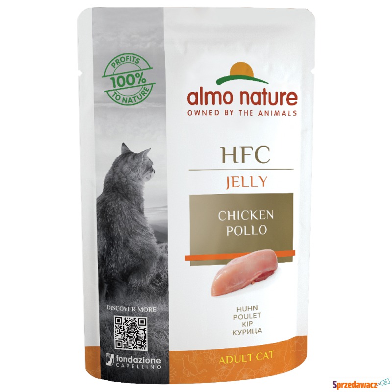 Almo Nature HFC w galarecie, 6 x 55 g - Kurczak - Karmy dla kotów - Wodzisław Śląski