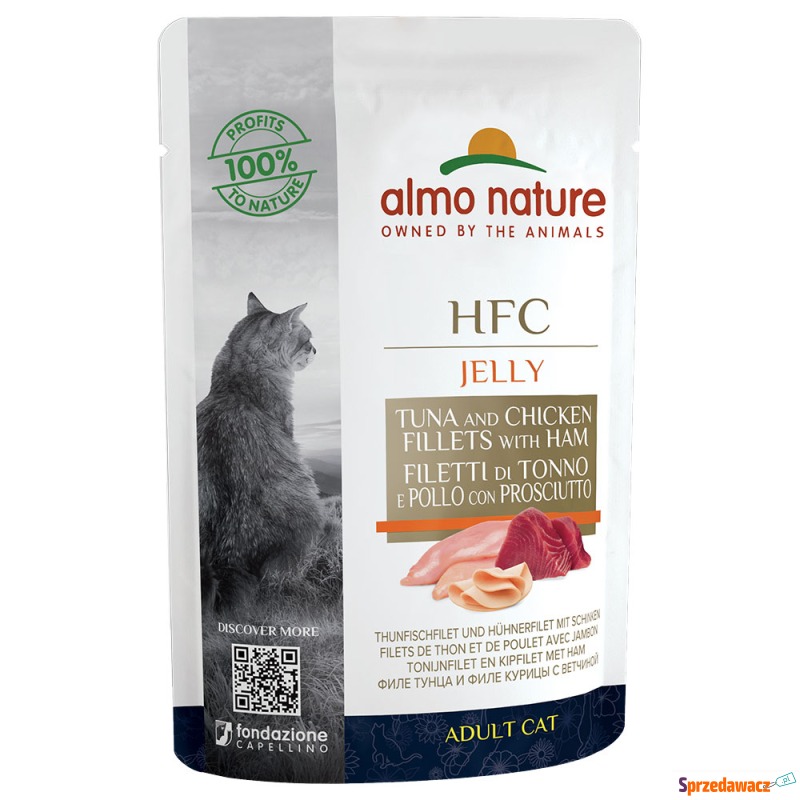 Almo Nature HFC w galarecie, 6 x 55 g - Tuńczyk,... - Karmy dla kotów - Katowice