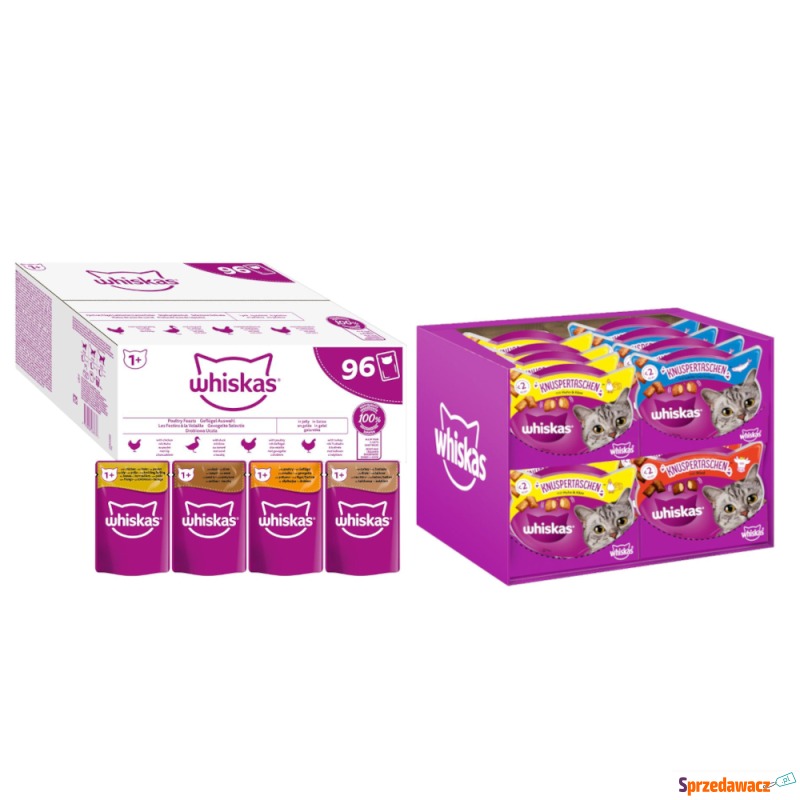 15% taniej! Whiskas: 96 x 85 g saszetki + Crunch,... - Karmy dla kotów - Piekary Śląskie