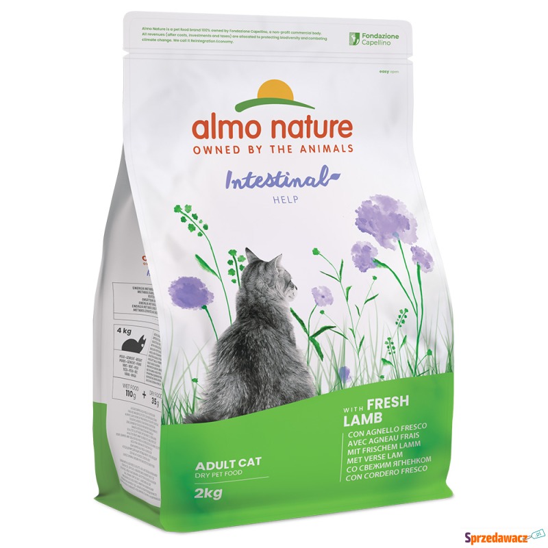 Almo Nature Intestinal Help, jagnięcina - 2 x... - Karmy dla kotów - Leszno