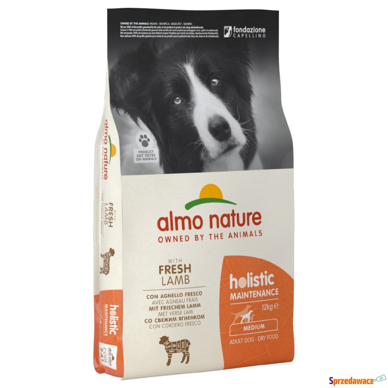 Dwupak Almo Nature, 2 x 12 kg - Medium, jagni... - Karmy dla psów - Chorzów