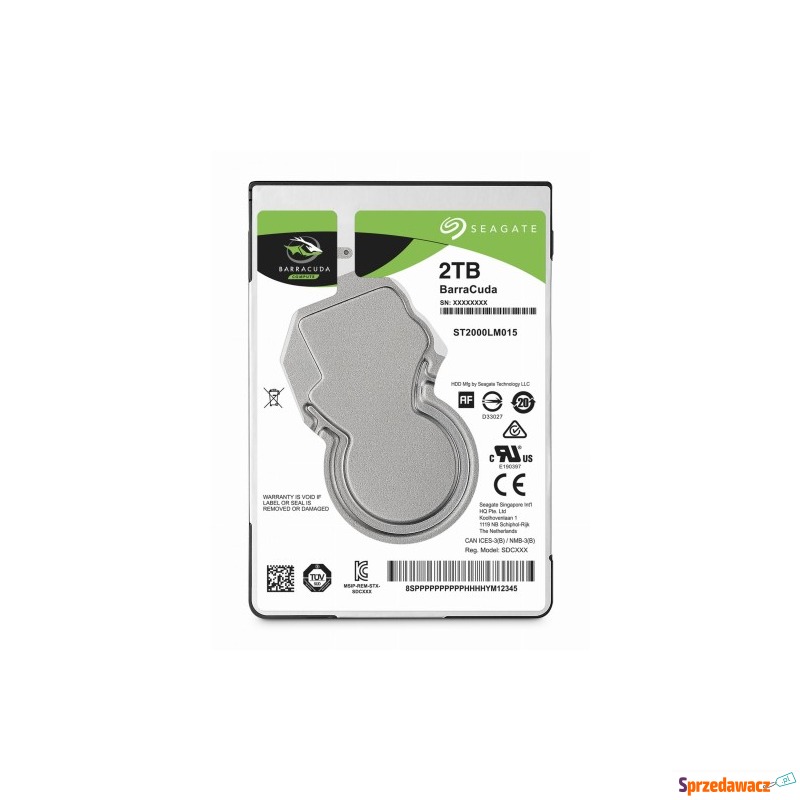 Dysk HDD Seagate Barracuda ST2000LM015 (2 TB ;... - Dyski twarde - Koszalin