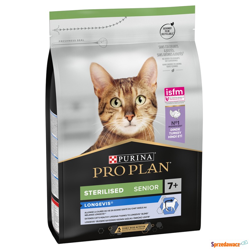 PURINA PRO PLAN Sterilised Senior 7+ Longevis,... - Karmy dla kotów - Czeladź