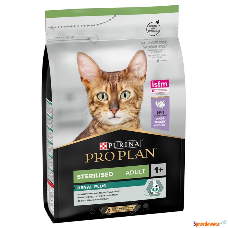 PURINA PRO PLAN Sterilised Adult Renal Plus, indyk... - Karmy dla kotów - Kołobrzeg