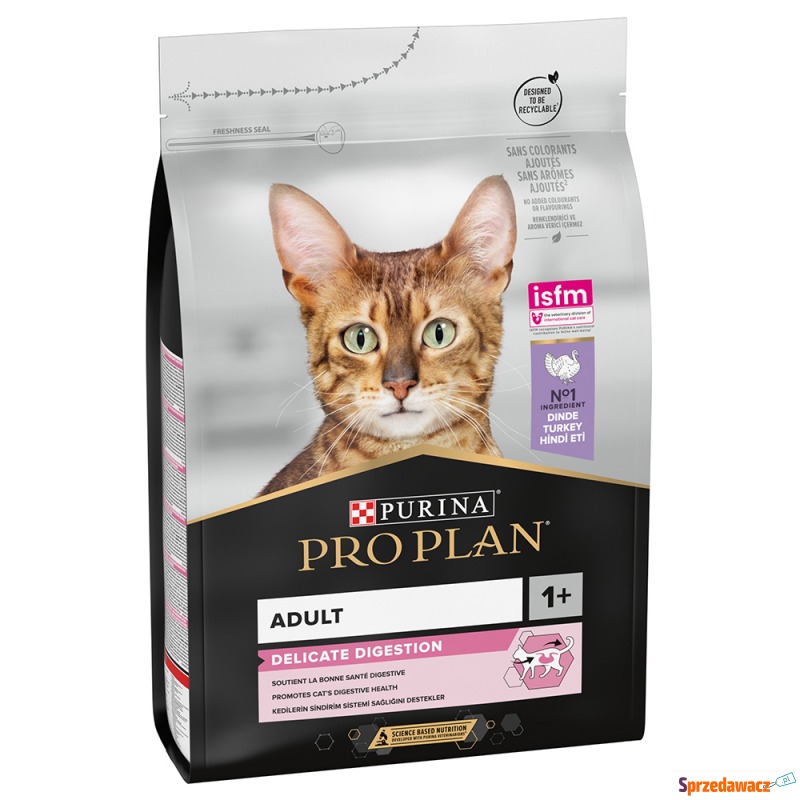 PURINA PRO PLAN Adult Delicate Digestion, indyk... - Karmy dla kotów - Bydgoszcz