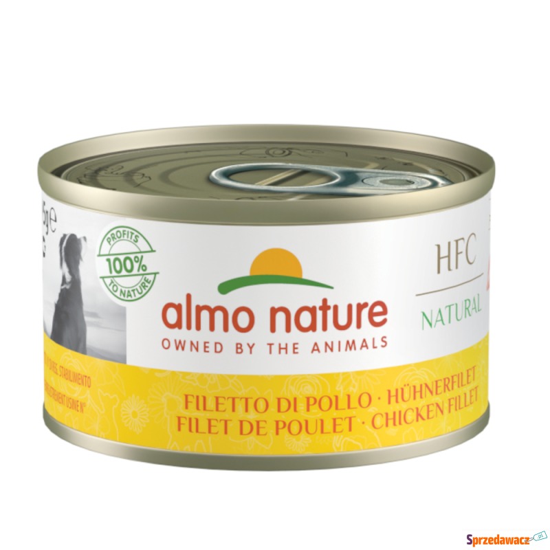 Almo Nature HFC, 6 x 95 g - Filet z kurczaka - Karmy dla psów - Słupsk