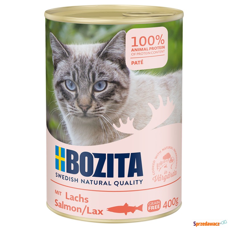 Bozita 6 x 400 g - Łosoś - Karmy dla kotów - Zaścianki