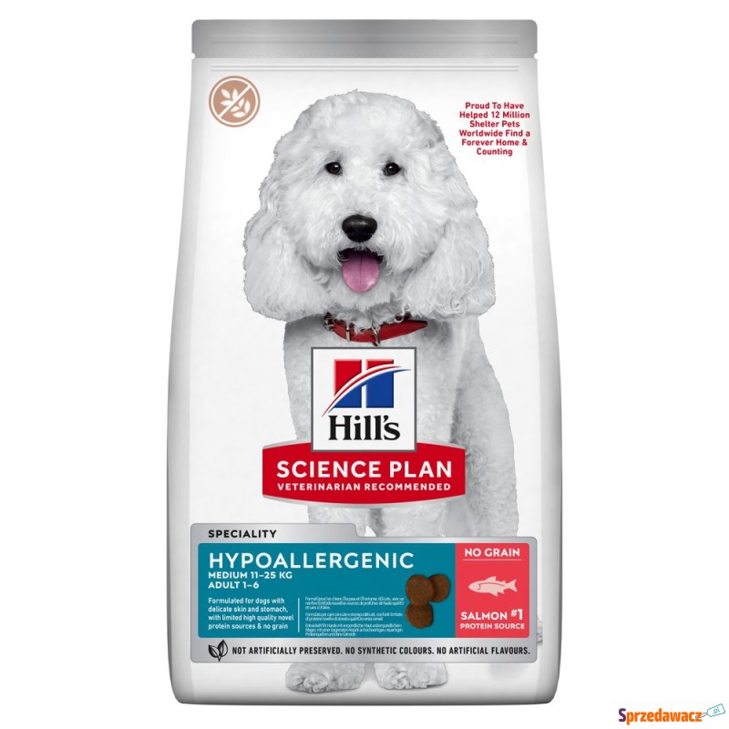 Hill's Science Plan Adult Hypoallergenic Medium,... - Karmy dla psów - Częstochowa