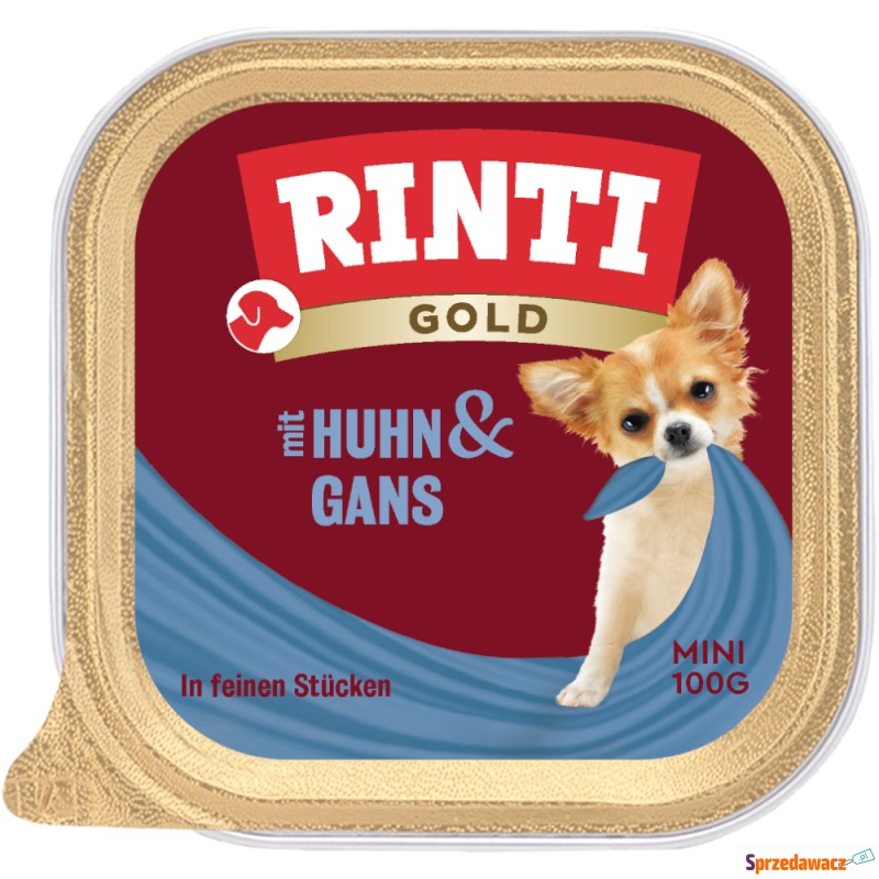 RINTI Gold Mini, 6 x 100 g - Kurczak z gęsią - Karmy dla psów - Opole