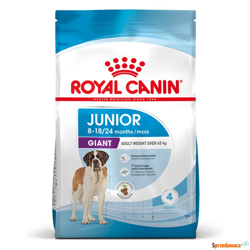 Dwupak Royal Canin Giant - Junior, 2 x 15 kg - Karmy dla psów - Chorzów