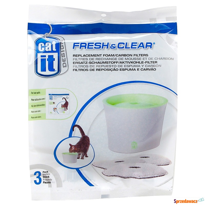 Catit Design Fresh & Clear poidełko fontanna -... - Miski dla kotów - Warszawa