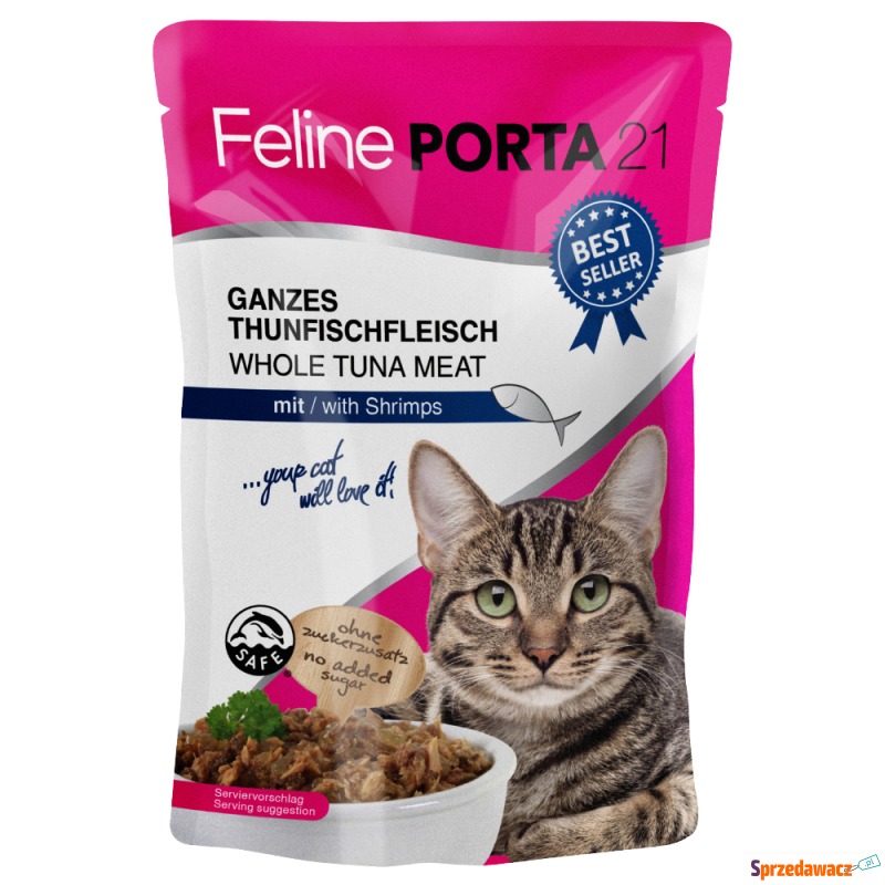 Pakiet Feline Porta 21 w saszetkach 12 x 100 g... - Karmy dla kotów - Zabrze