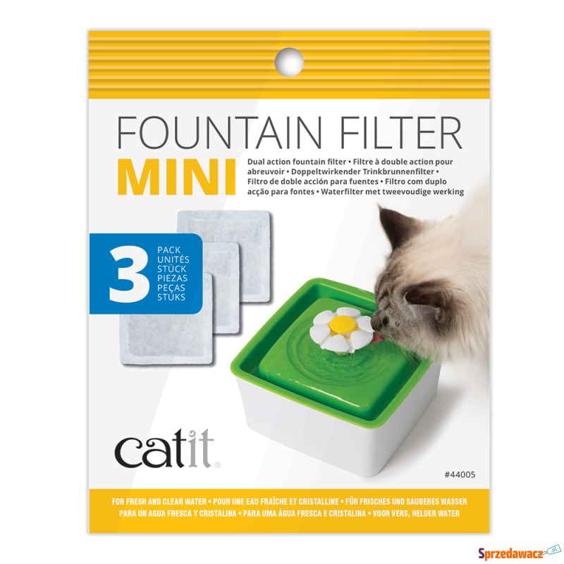 Catit 2.0 poidełko fontanna Flower MINI - Filtr... - Miski dla kotów - Ciechanów