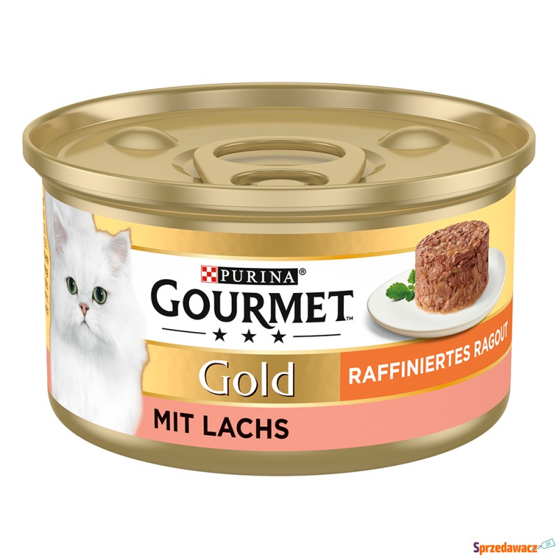 Megapakiet Gourmet Gold Ragout, w sosie, 48 x... - Karmy dla kotów - Krosno