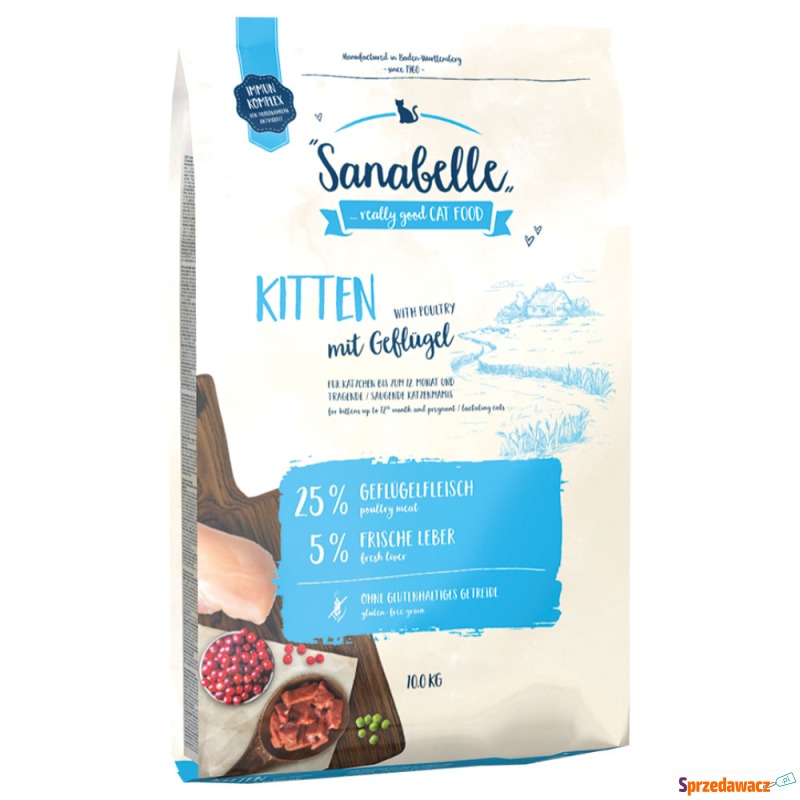 Dwupak Sanabelle, 2 x 10 kg - Kitten - Karmy dla kotów - Piaseczno