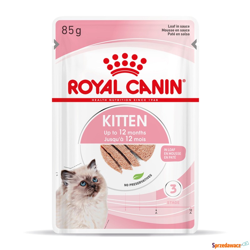 Royal Canin Kitten Mousse - 48 x 85 g - Karmy dla kotów - Legnica