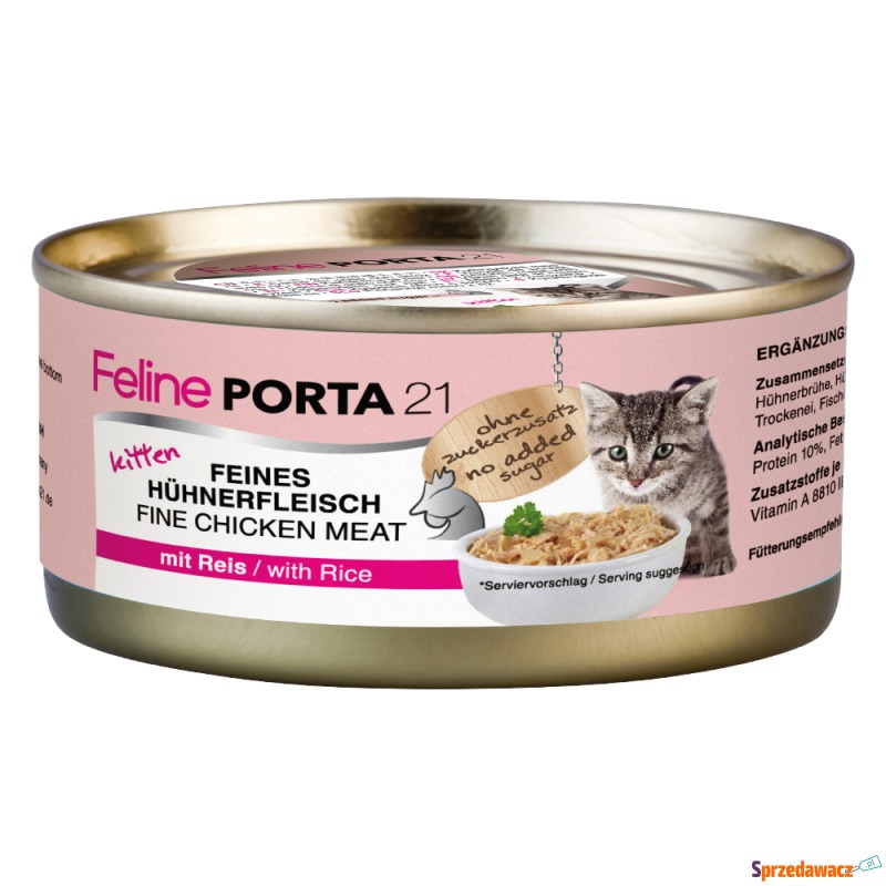 Korzystny pakiet Feline Porta 21, 12 x 156 g -... - Karmy dla kotów - Opole