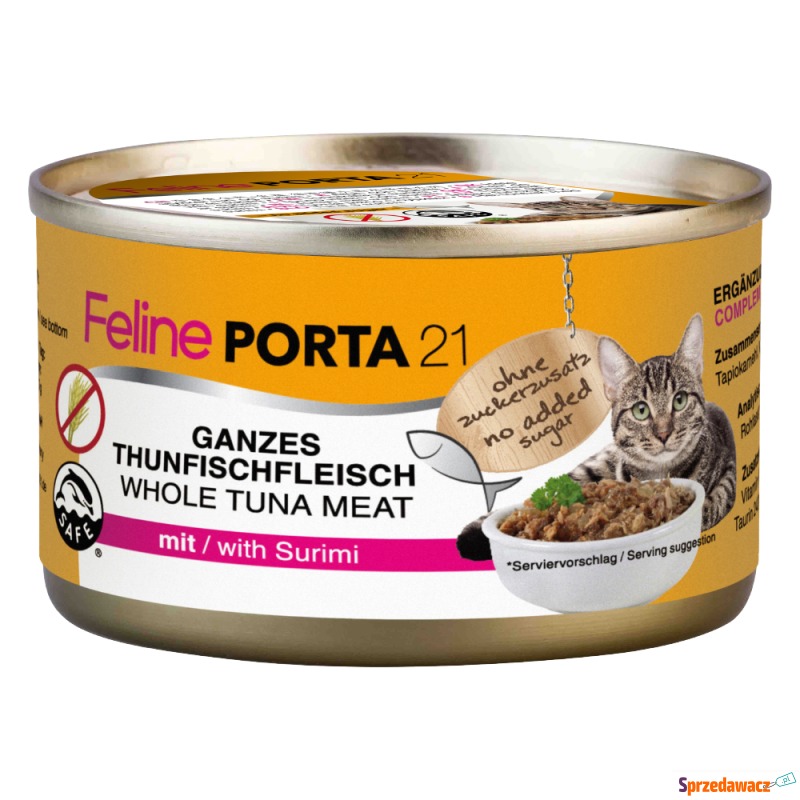 Pakiet Feline Porta 21, 12 x 90 g - Tuńczyk z... - Karmy dla kotów - Bielsk Podlaski