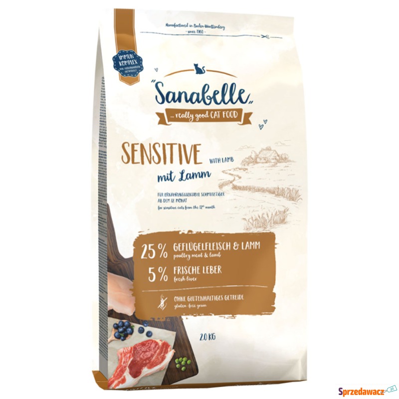 Sanabelle Sensitive, jagnięcina - 2 kg - Karmy dla kotów - Wrocław