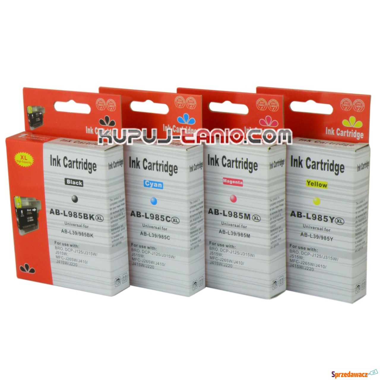 LC985 tusze Brother (4 szt. Arte)...