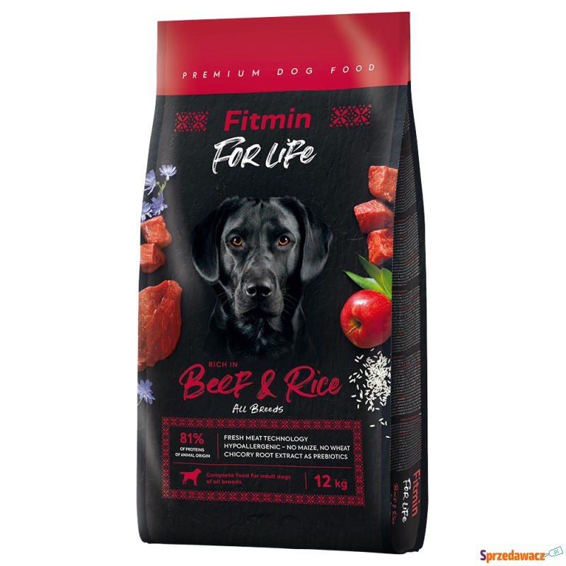 Fitmin Dog For Life, wołowina i...