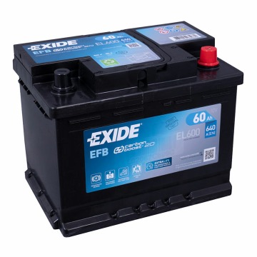 Akumulator Exide EFB 60Ah 640A