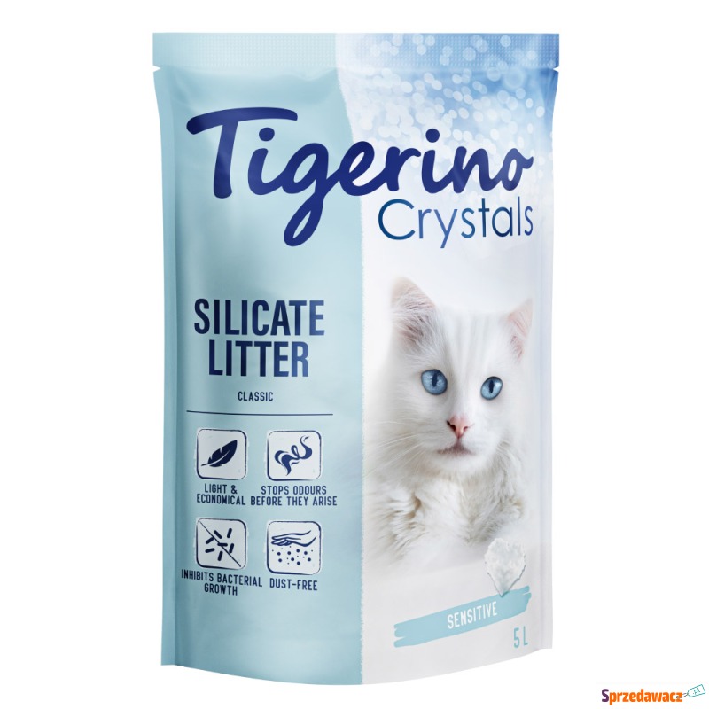 Tigerino Crystals Classic Sensitive, żwirek dla... - Żwirki do kuwety - Załom