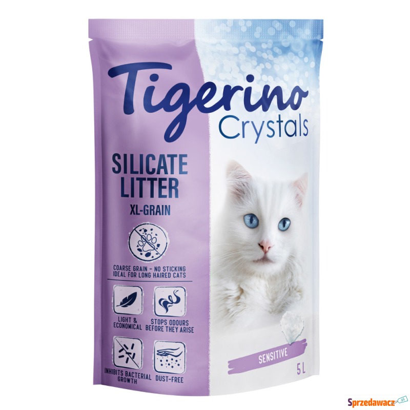 Tigerino Crystals XL-Grain Sensitive, żwirek dla... - Żwirki do kuwety - Poznań