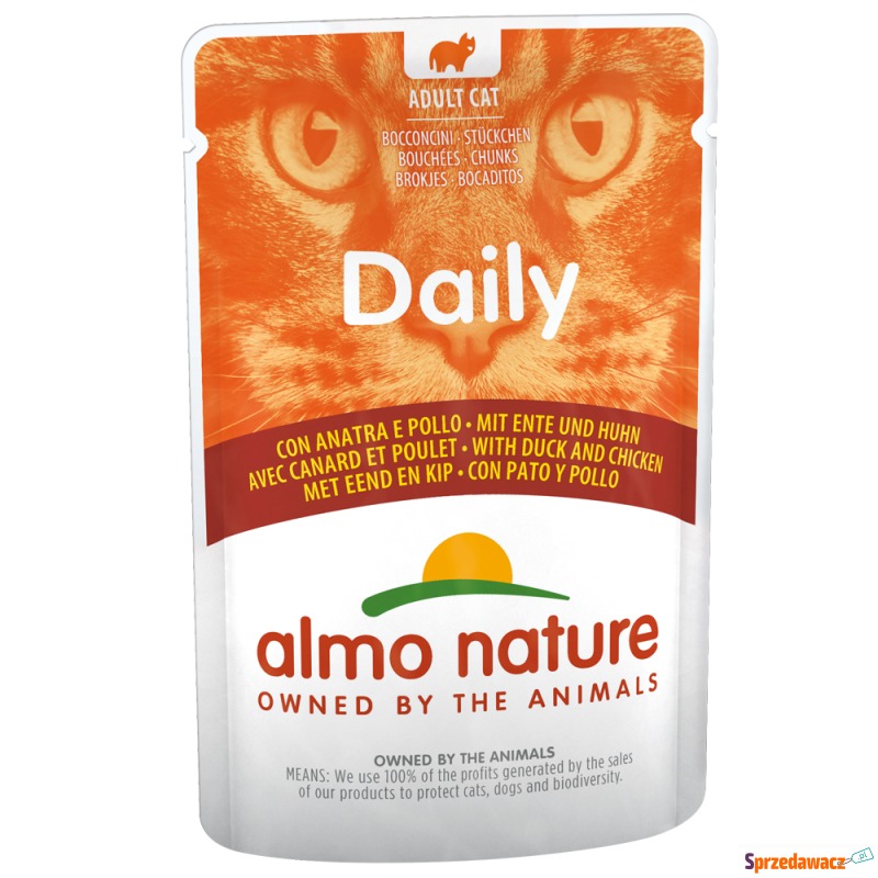 Megapakiet Almo Nature Daily Menu, 24 x 70 g -... - Karmy dla kotów - Białystok