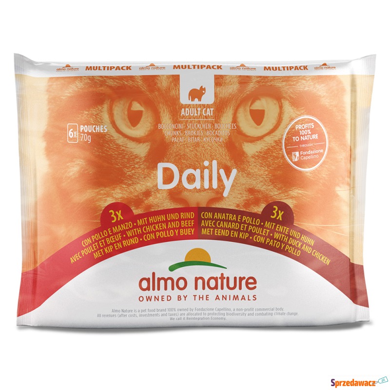 Megapakiet Almo Nature Daily Menu, 24 x 70 g -... - Karmy dla kotów - Kalisz