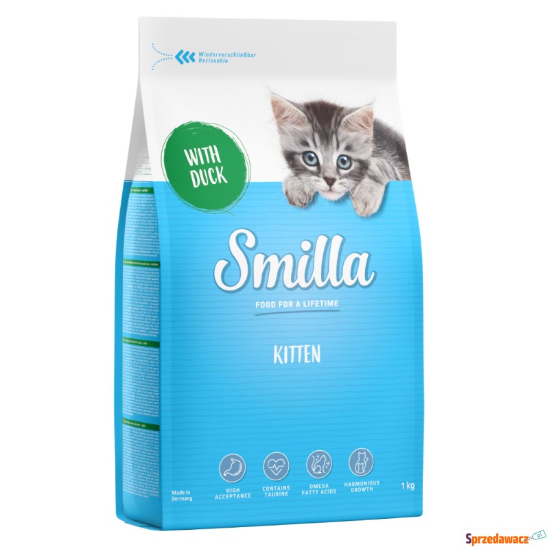 Smilla Kitten, kaczka - 1 kg - Karmy dla kotów - Nowa Ruda