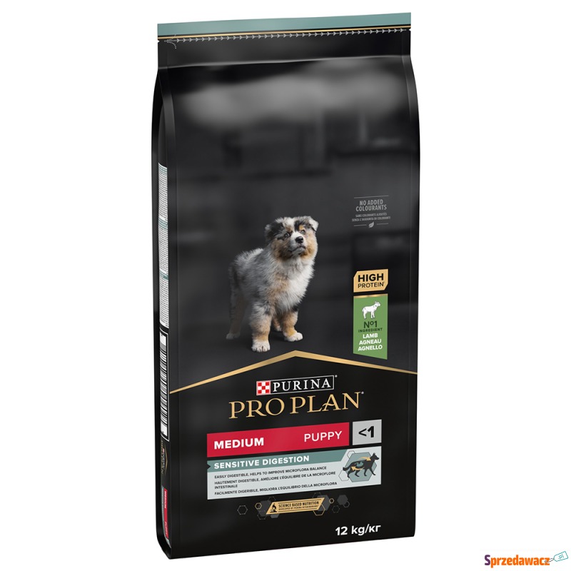 PURINA PRO PLAN Medium Puppy Sensitive Digestion,... - Karmy dla psów - Lublin