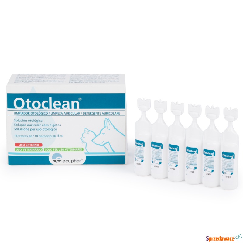 Otoclean Środek do czyszczenia uszu - 18 x 5 ml - Akcesoria dla psów - Legionowo