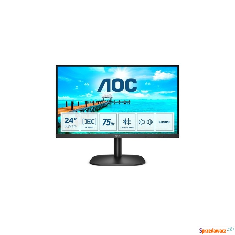 MONITOR AOC LED 24" 24B2XDAM - Monitory LCD i LED - Grodzisk Mazowiecki