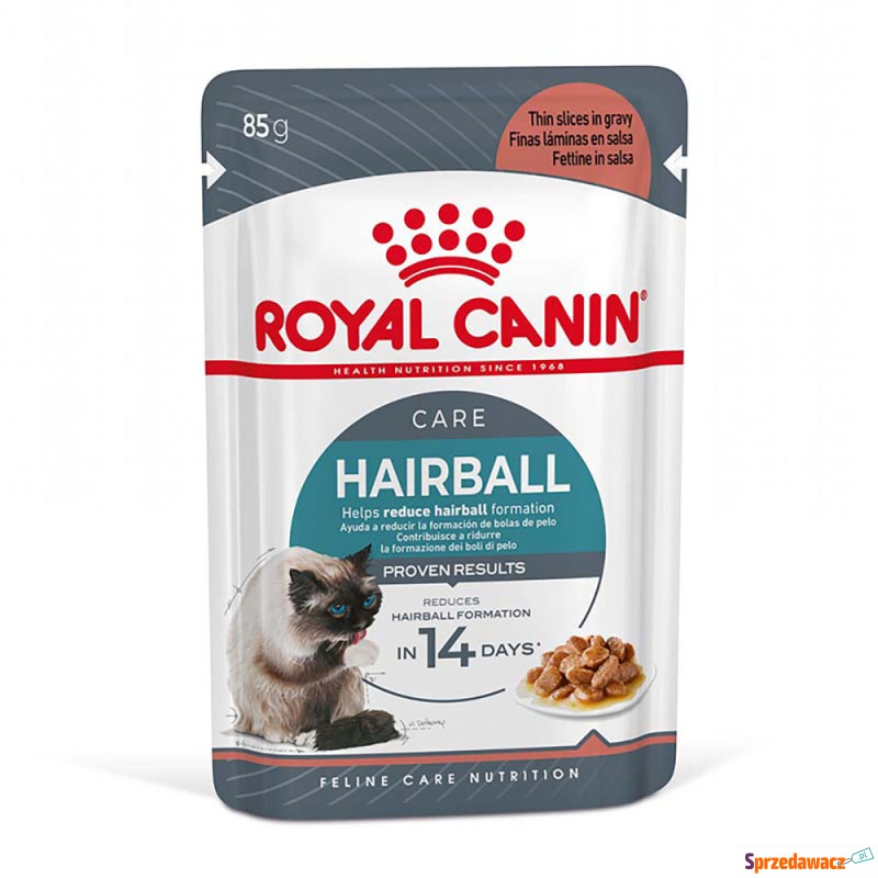 Uzupełnienie: Mokra karma Royal Canin - Hairball... - Karmy dla kotów - Bytom