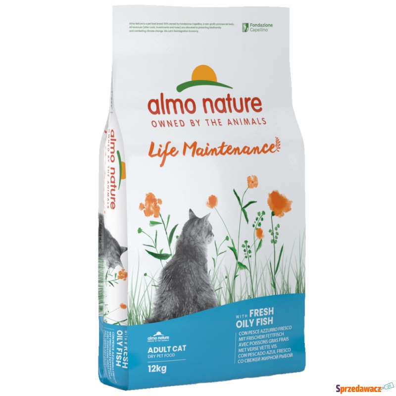 Dwupak Almo Nature Holistic, 2 x 12 kg - Tłusta... - Karmy dla kotów - Warszawa