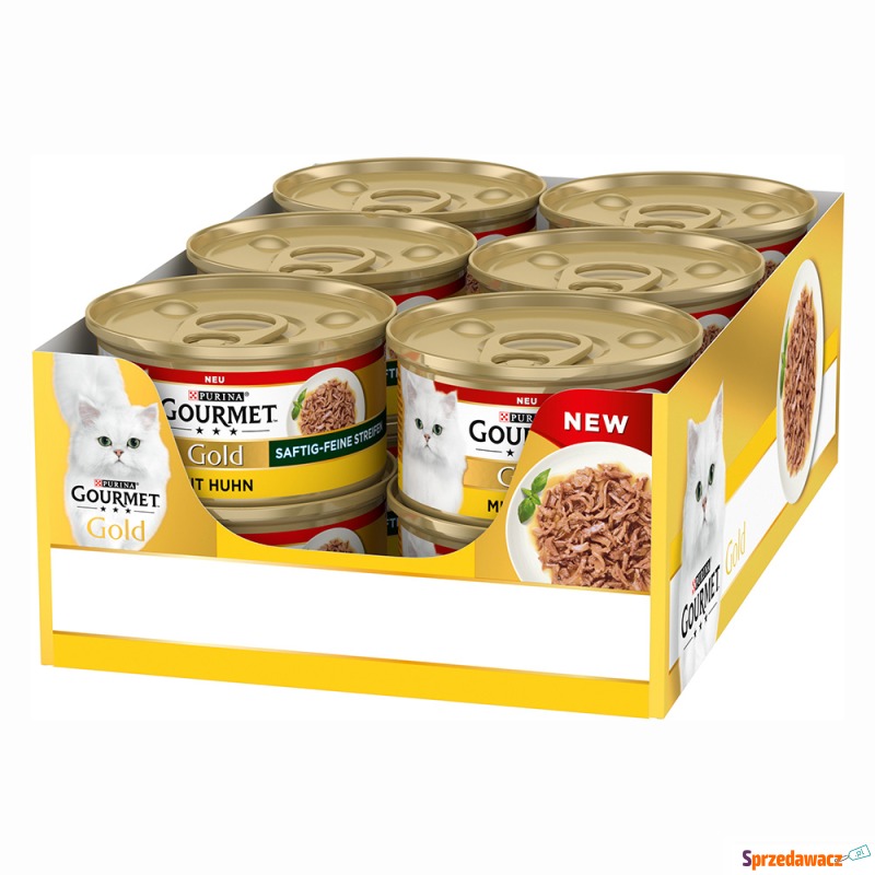 Gourmet Gold, soczyste kawałeczki, 12 x 85 g -... - Karmy dla kotów - Gliwice