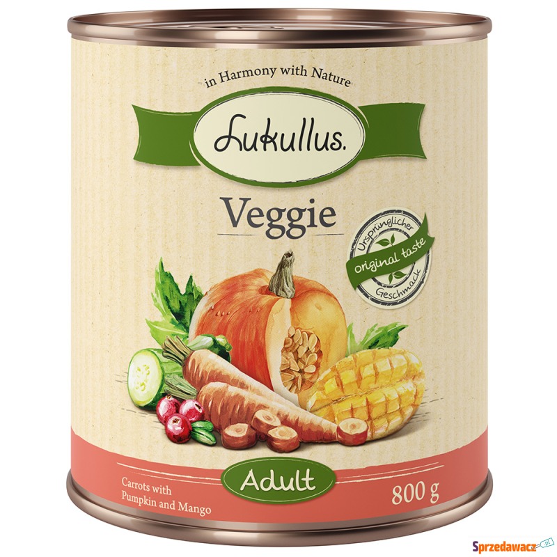 Megapakiet Lukullus Naturkost Veggie, 24 x 800... - Karmy dla psów - Katowice