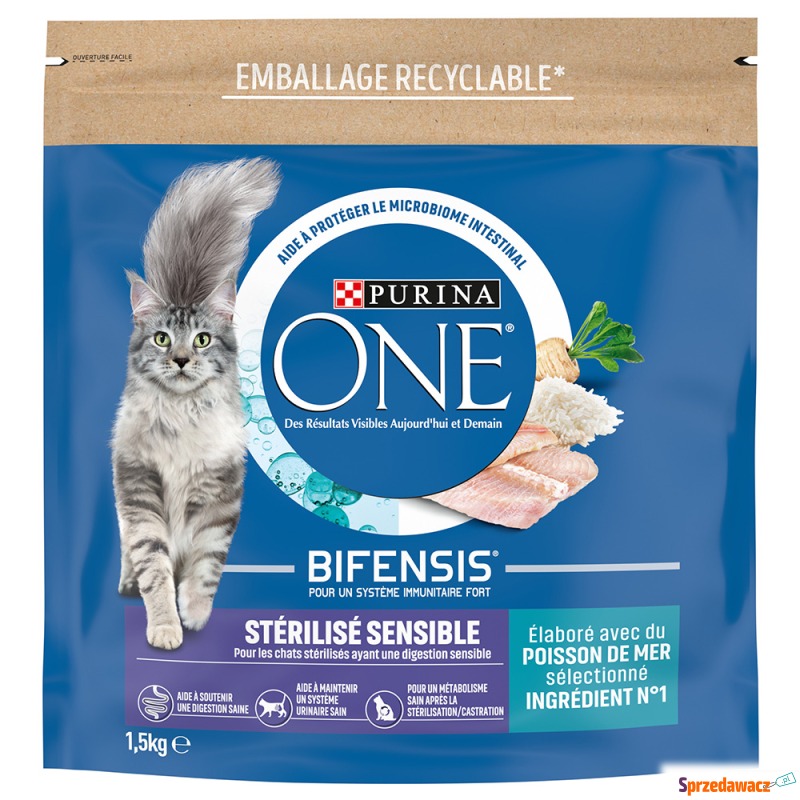 PURINA ONE Sterilized Cat Sensitive Ryby morskie... - Karmy dla kotów - Stalowa Wola