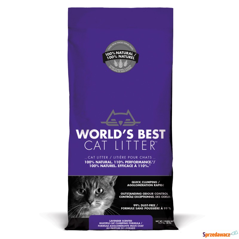 Worlds Best Cat Litter Lawendowy, zapachowy ż... - Żwirki do kuwety - Kraśnik