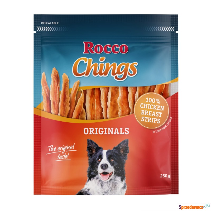 Rocco Chings Originals mięsne paski do żucia -... - Przysmaki dla psów - Bielsko-Biała