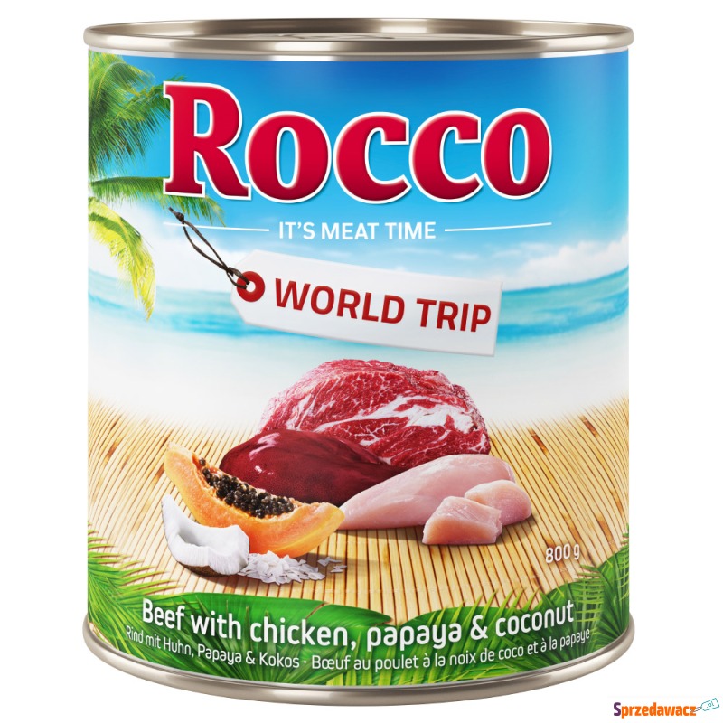 Rocco Podróże "Jamajka", 6 x 800 g - 24 x 800... - Karmy dla psów - Skierniewice