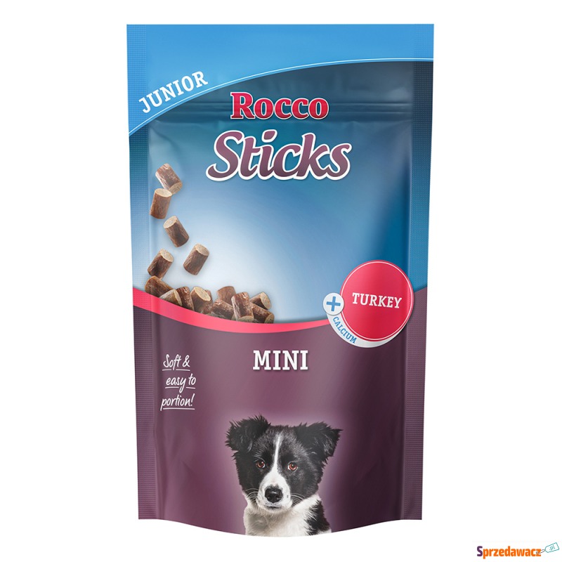 Rocco Sticks Mini - Junior indyk, 70 g - Przysmaki dla psów - Gliwice